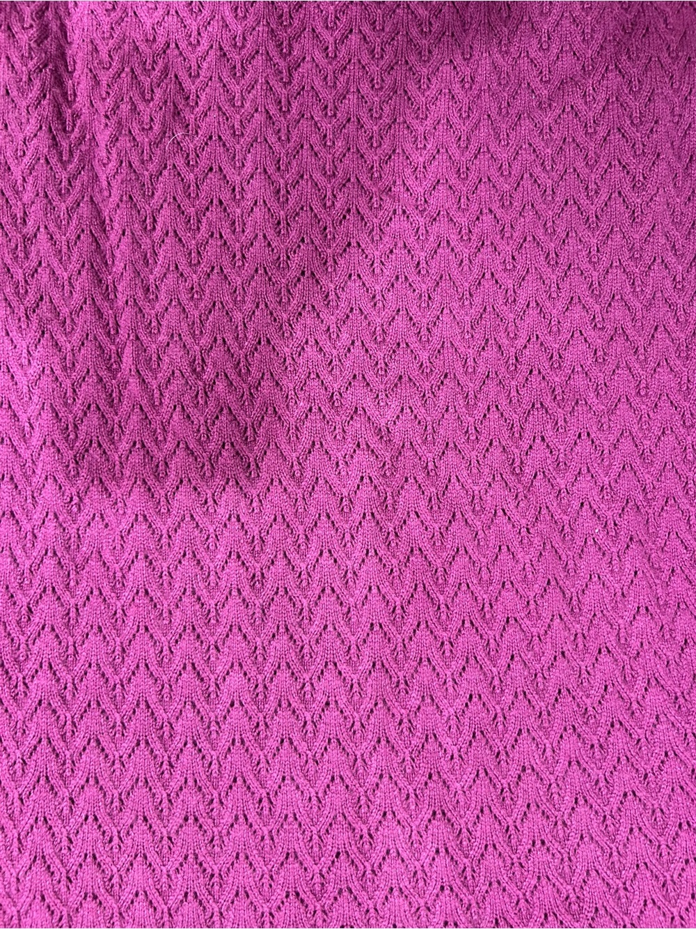 Boden Diane Pointelle Jumper Regal Purple Wool Cashmere Sweater M - Picture 7 of 10